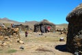 Unidentified family at Sani Pass, Lesotho