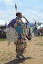 Unidentified female Native American dancer at the NYC Pow Wow in Brooklyn