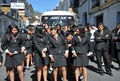 Unidentified girls on the street of Sucre.