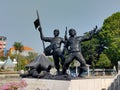 The unidentified Heroes Monument at Surabaya Indonesia