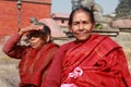 Unidentified Hindu pilgrims visit the Pashupathinath temple