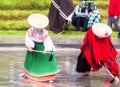 Unidentified Indigenous Couple Honoring Diets Inti