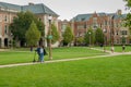 Unidentified Individuals at the Danforth Campus of Washington University in St. Louis