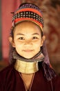 Unidentified Karen long neck young woman Royalty Free Stock Photo