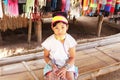 Unidentified Karen tribal girl near Mae Hong Son, Thailand Royalty Free Stock Photo