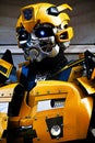 Unidentified man in Bumblebee robot costume