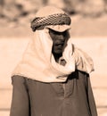 Unidentified man work for excavation of tombs and buried treasure, Valley of the Kings