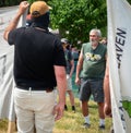 Unidentified Masked Protestors and Festival Attendees at Hudson Pride