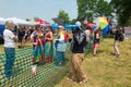 Unidentified Masked Protestors and Festival Attendees at Hudson Pride