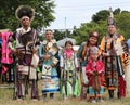 Unidentified Native American family during 40th Annual Thunderbird American Indian Powwow Royalty Free Stock Photo