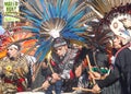 Unidentified participants at the  annual Dia de los Muertos in Oakland, CA Royalty Free Stock Photo