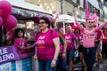 Unidentified participants having fun, during the Toscana Pride LGBTQ parade.