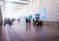 Unidentified passengers at Ben Gurion International Airport. Tel Aviv. Israel