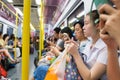 Unidentified passengers of Suvarnabhumi Airport Rail Link Train