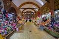 EDIRNE, TURKEY - 6 May 2018. Unidentified peolple at Selimiye Arasta Bazaar which is beside Selimiye Mosque in Edirne. Royalty Free Stock Photo