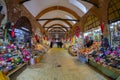 EDIRNE, TURKEY - 6 May 2018. Unidentified peolple at Selimiye Arasta Bazaar which is beside Selimiye Mosque in Edirne.