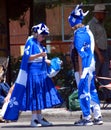 Unidentified people celebrating Quebec`s National Holiday