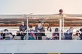 People cruise with ferry in Istanbul,Turkey