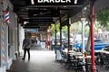 Unidentified People enjoy dining in Centre Place in Melbourne