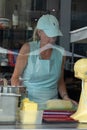 Unidentified People enjoy dining in Centre Place in Melbourne