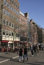 Unidentified People enjoying Sunny Day at Cafes and Walk in Bremen,Germany Royalty Free Stock Photo