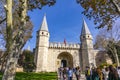 Gate of Salutation, entrance to the Second courtyard of TopkapÃÂ± Palace in Istanbul, Turkey Royalty Free Stock Photo