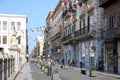 Unidentified People in the streets of Palermo. Sicily. Italy