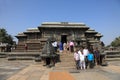 People visit the Chennakeshava temple