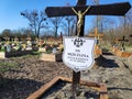 Unidentified person grave in Poland