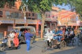 Rickshaw driver Jaipur India