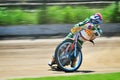 Unidentified riders participate at National Championship of Dirt Track