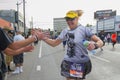 Unidentified runner participating in the 30th LA Marathon Edition