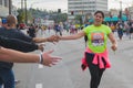 Unidentified runner participating in the 30th LA Marathon Edition