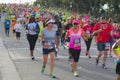Unidentified runners participating in the 30th LA Marathon Edition