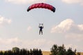 Unidentified skydivers, parachutist