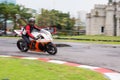 Unidentified test driver KTM RC8 1190