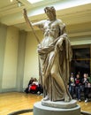 Unidentified visitors in one of the hall at British museum