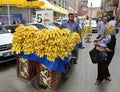 Unidentified Woman buying Turkey grow Bananas Anamur Muzu