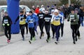 Unidentified women at the 20,000 meters race walk