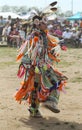 Unidentified young Native American dancer at the NYC Pow Wow