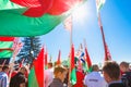 Unidentified Youth From Patriotic Party Brsm Holds Flags On The Royalty Free Stock Photo