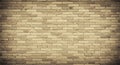 Uniform brick wall composed of horizontal rows of small, evenly-sized bricks. The bric Royalty Free Stock Photo