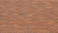 A uniform brick wall featuring a classic running bond pattern Royalty Free Stock Photo