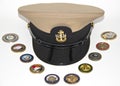 U.S. Navy Chief Petty Officer hat Royalty Free Stock Photo