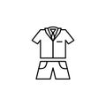 Uniform male school icon. Element of school icon