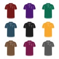 Uniform shirt for golf.Golf club single icon in black style vector symbol stock illustration web.