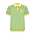 Uniform shirt for golf.Golf club single icon in cartoon style vector symbol stock illustration web.