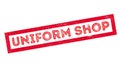 Uniform Shop rubber stamp