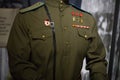 uniform of a Soviet soldier of the red army Royalty Free Stock Photo