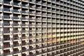 Uniformed looking apartments in a huge and overcrowded apartment building